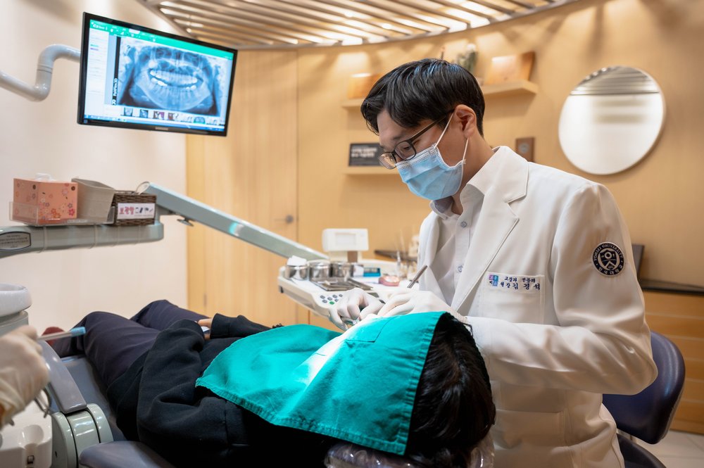 교정 진단 엑스레이 확인